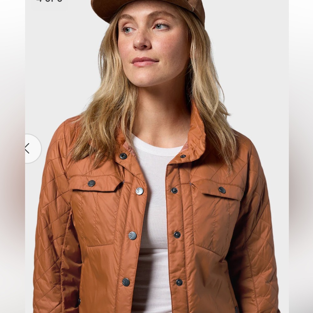 Stio Women's Sky Crest Jacket in Rust - Picture 3 of 6